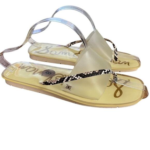 Sam Edelman Luciana Womens Sandals Flip Flops Rubber Vacation Beach Shoes sz 8 - Picture 1 of 16